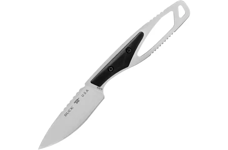 Buck Knives 636 Paklite 2.0 Caper 2.75in Black Fixed Blade Knife 13506 w/ Free Shipping and Handling